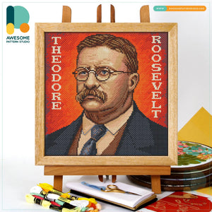 Theodore Roosevelt National Park Cross Stitch Kit