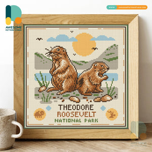 Theodore Roosevelt National Park Diamond Painting