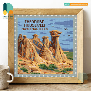 Theodore Roosevelt National Park Diamond Painting