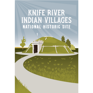 KNRI Earthlodge Sketch Magnet