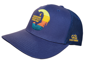 Bison Stripe Circle Trucker Hat