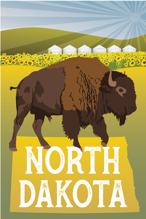 North Dakota Postcard