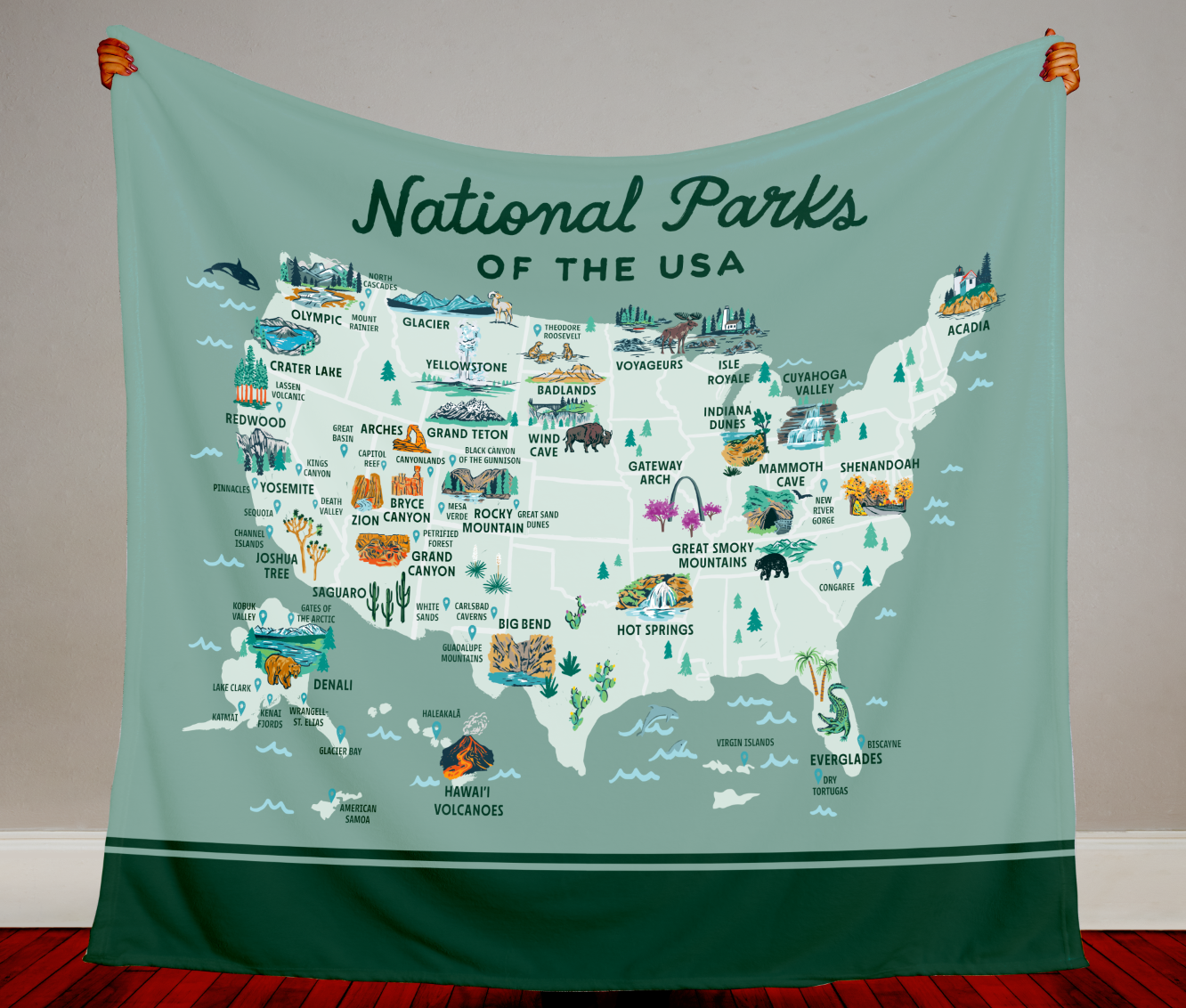 NPS of USA Blanket