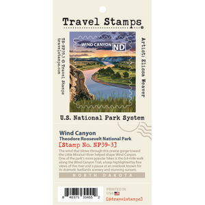 Wind Canyon Travel Sticker