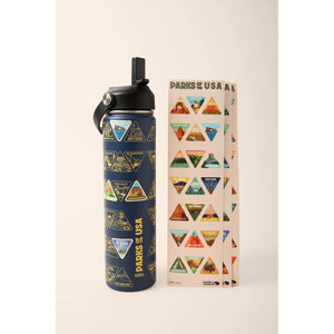 Orginal Parks of the USA Bucket List Water Bottle - 24 oz