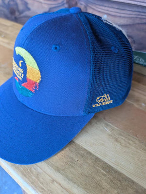 Bison Stripe Circle Trucker Hat