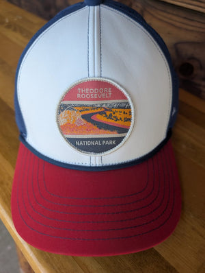 Wind Canyon Vintage Circle Athletic Hat with Rope
